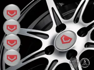 Vossen Ruota Adesivo Logo Design Cupola Resina